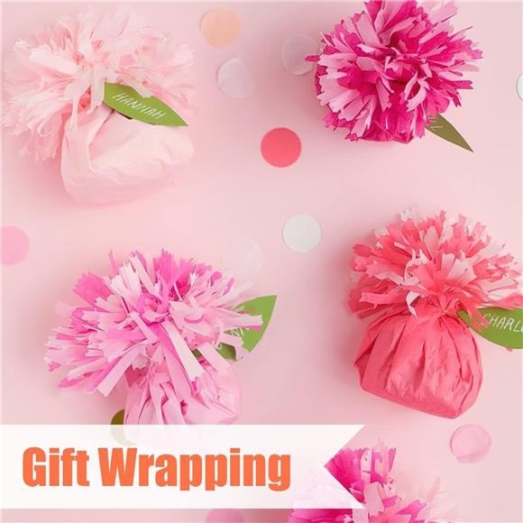 330 Sheets Wrapping Tissue Paper,  Bulk Tissue Paper for Gift Birthday 20 Colors - Picture 4 of 6